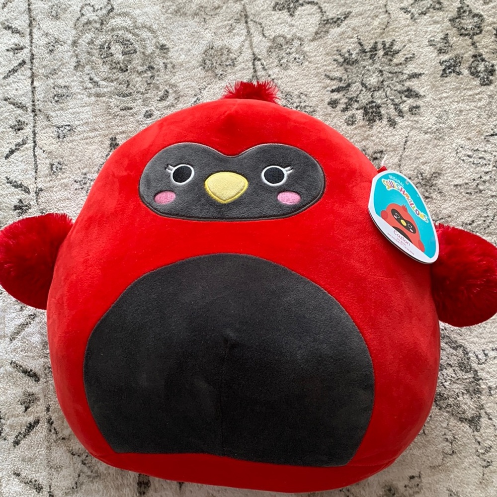 Cazlan squishmallow (cardinal)